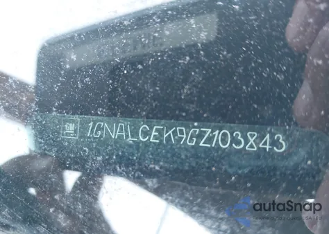 2016 Chevrolet Equinox Lt из США, поврежденный, VIN 1GNALCEK9GZ103843